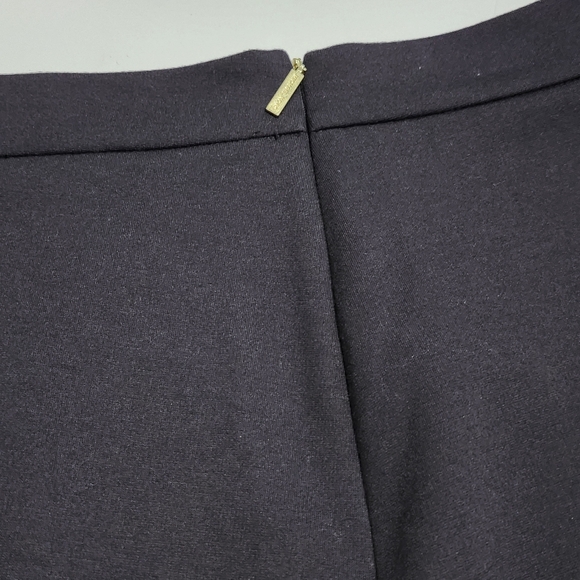 Michael Kors Black Ruffled Hem-Mixed Skirt L - Picture 7 of 14